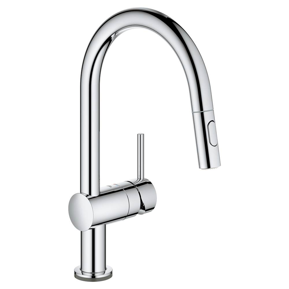 Grohe Singlehandle Pull Down Kitchen Faucet Dual Spray 1.75 Gpm With